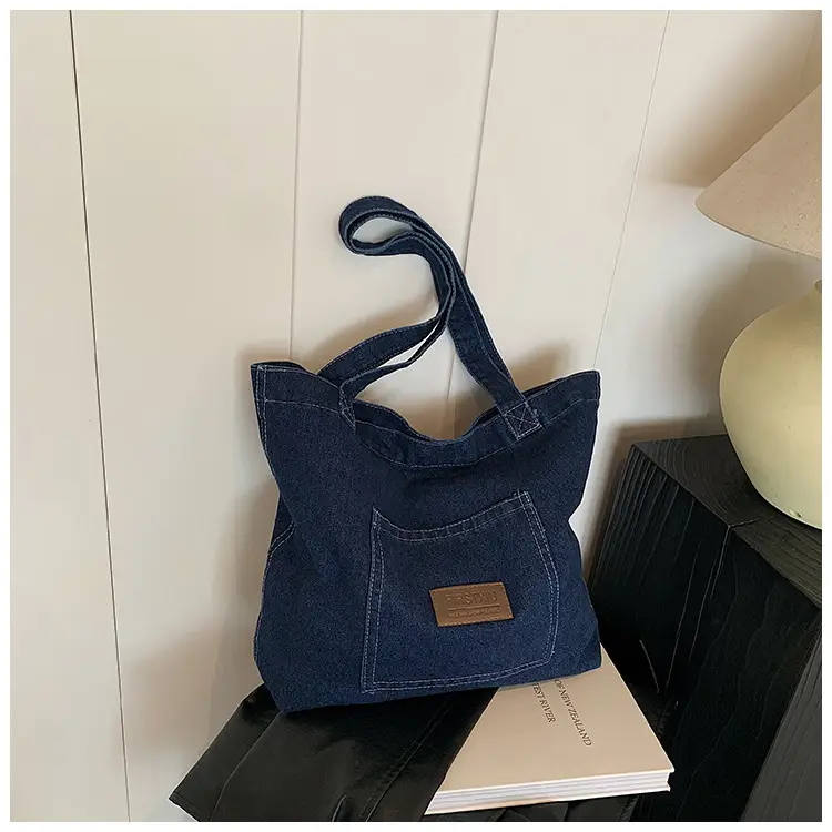 Denim Shoulder Bag Large Capacity Winter New Arrival — feature 14