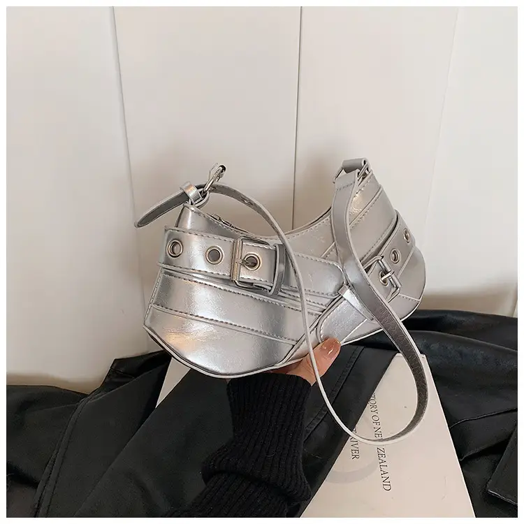White Leather Shoulder Bag for Women 2025 — feature 19