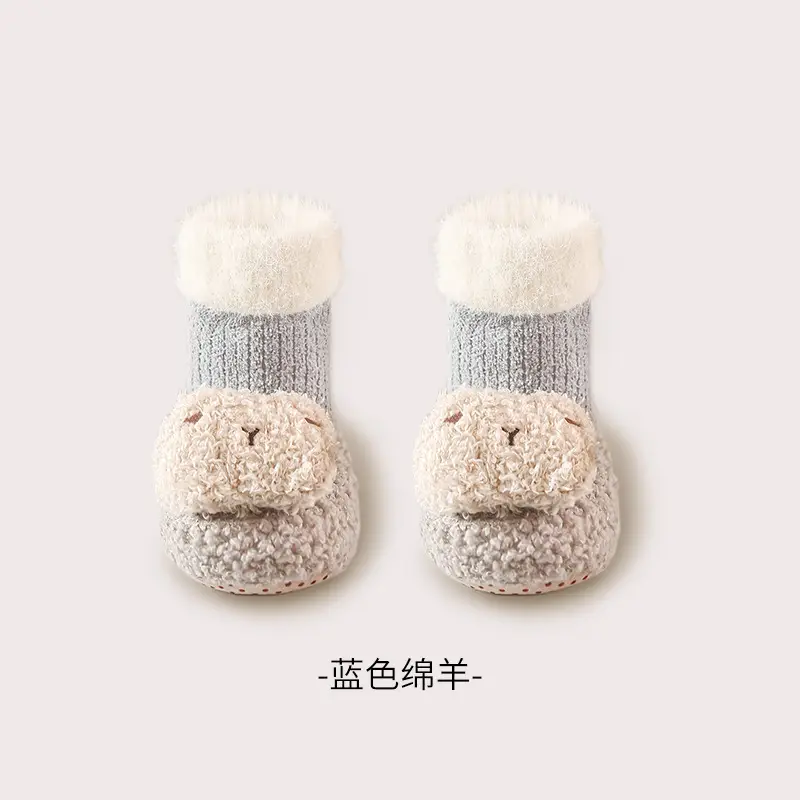 Baby Thickened Non-Slip Socks for Newborns 0-12 Months - Image 5