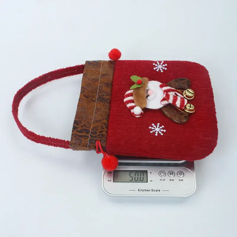 Hot Skin Embossed Cross Border Christmas Candy Bag 14x10cm - Image 21