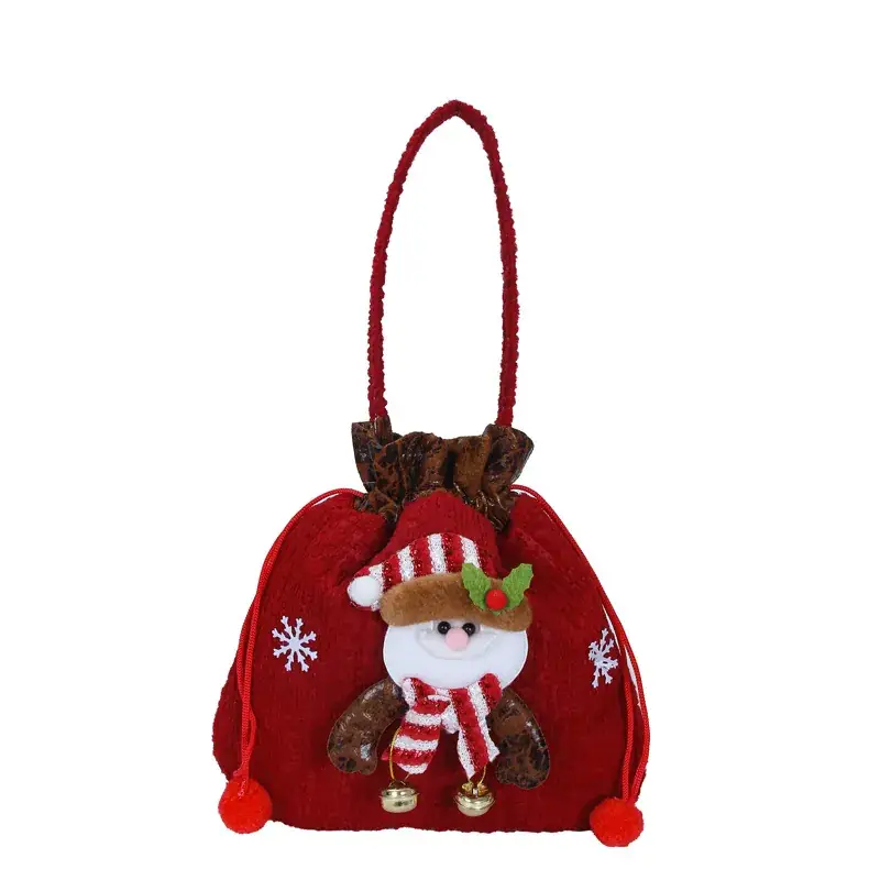 Hot Skin Embossed Cross Border Christmas Candy Bag 14x10cm - Image 22