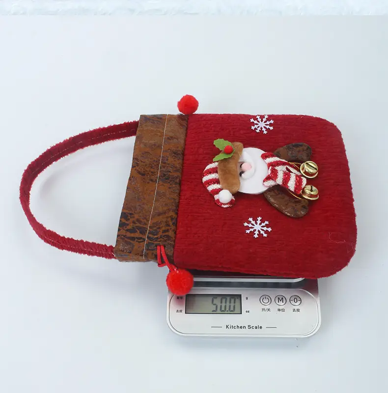 Hot Skin Embossed Cross Border Christmas Candy Bag 14x10cm — feature 14