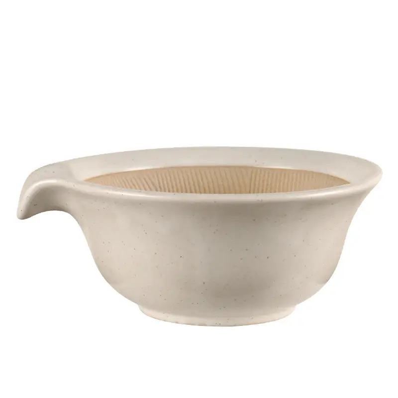 Japanese Ceramic Rice Paste Bowl with Grinding Stick - Image 15