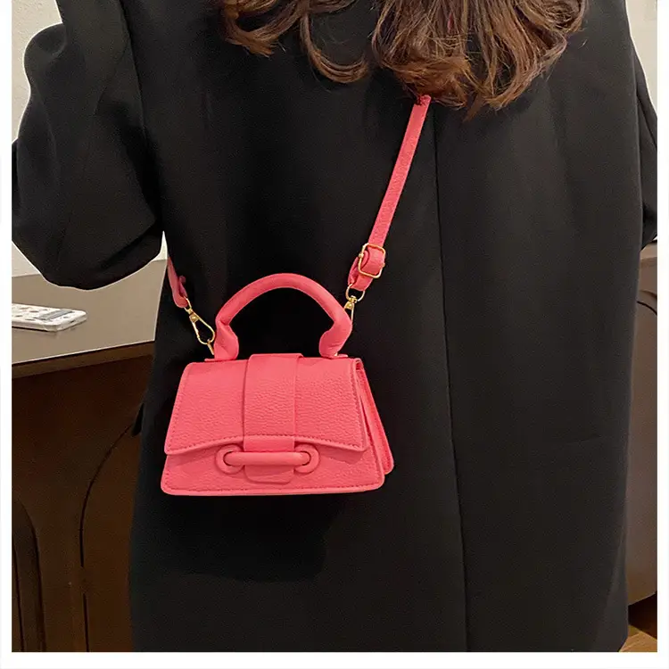 White Textured Mini Handbag for Women — feature 18