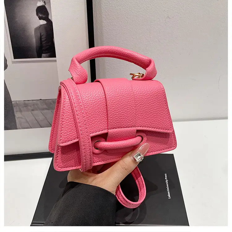 White Textured Mini Handbag for Women — feature 23