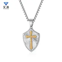 European American Cross Border Classic Hand of Fatima Pendant Necklace — feature 1