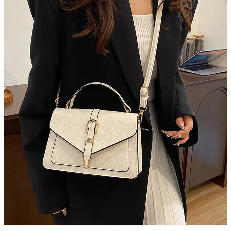 Black Women's Shoulder Bag with Gold Clasp 2025 — feature 16