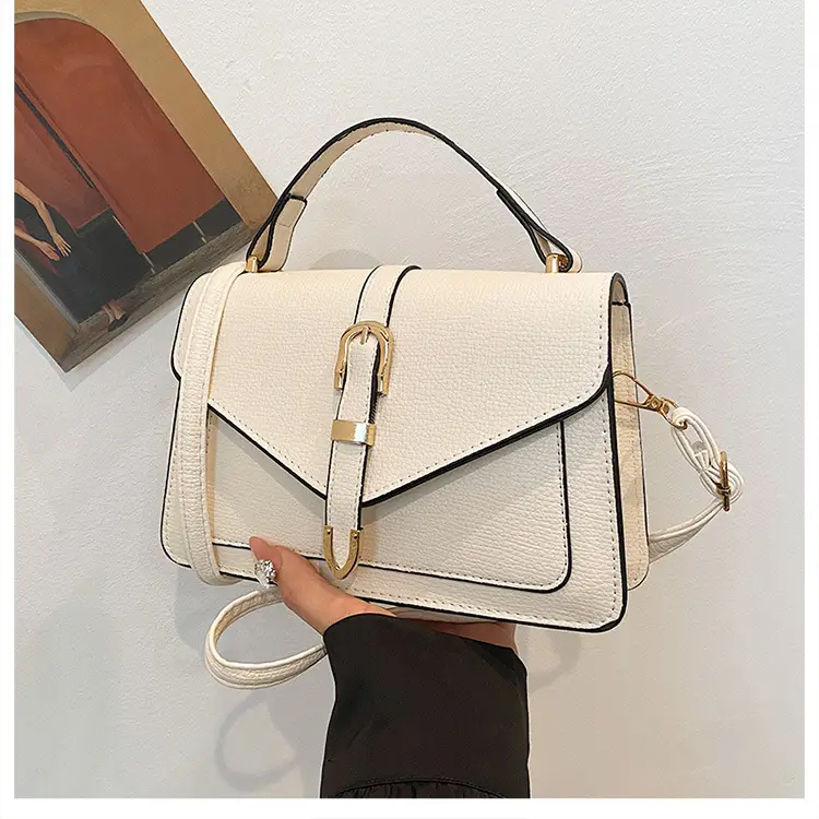 Black Women's Shoulder Bag with Gold Clasp 2025 — feature 24