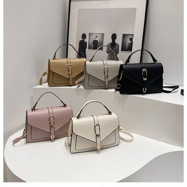 Black Women's Shoulder Bag with Gold Clasp 2025 — feature 27