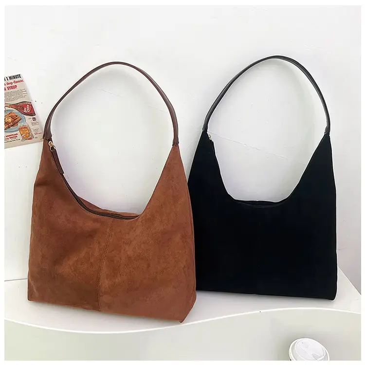 Vintage Maillard Tote Bag Shoulder Bag Brown New Casual — feature 16