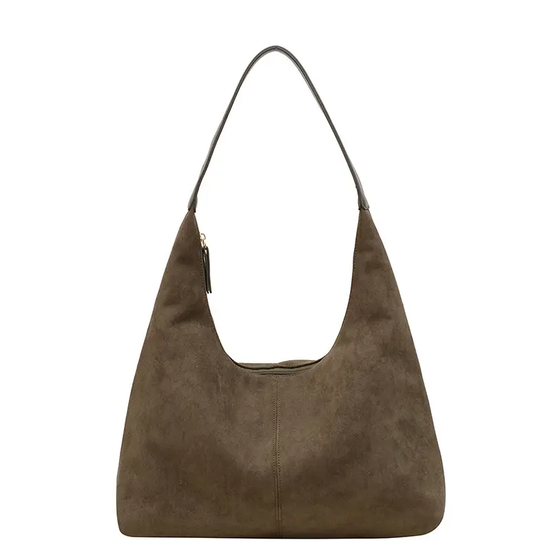 Vintage Maillard Tote Bag Shoulder Bag Brown New Casual - Image 5