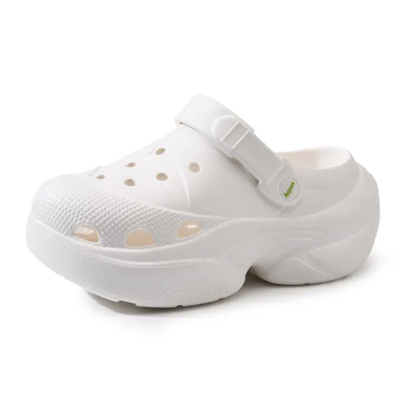 Thick Sole Cave Shoes Women's Summer Height-increasing Breathable Non-slip Slippers Beach Wear-resistant EVA Deodorant Outwear Slippers - Image 9