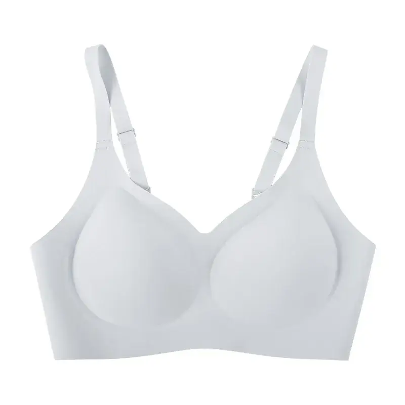 No Steel Ring Traceless Underwear Women's Small Chest Push-Up Large Upper Bra - Image 4