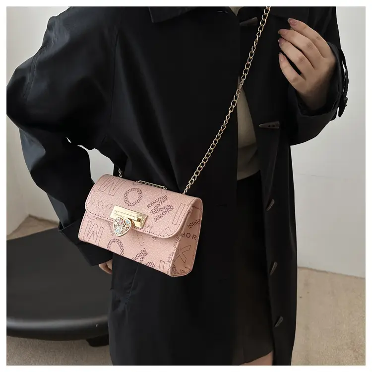 Pink Chain Shoulder Bag for Women 2024 — feature 17