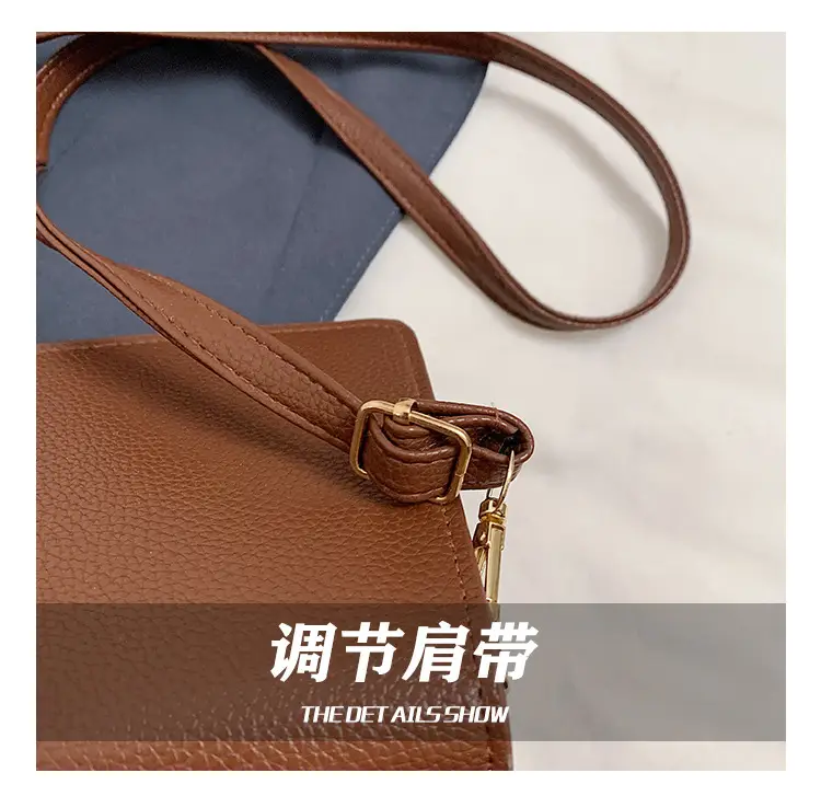 Women's Tan Crossbody Bag 2024 New Trendy All-match — feature 5