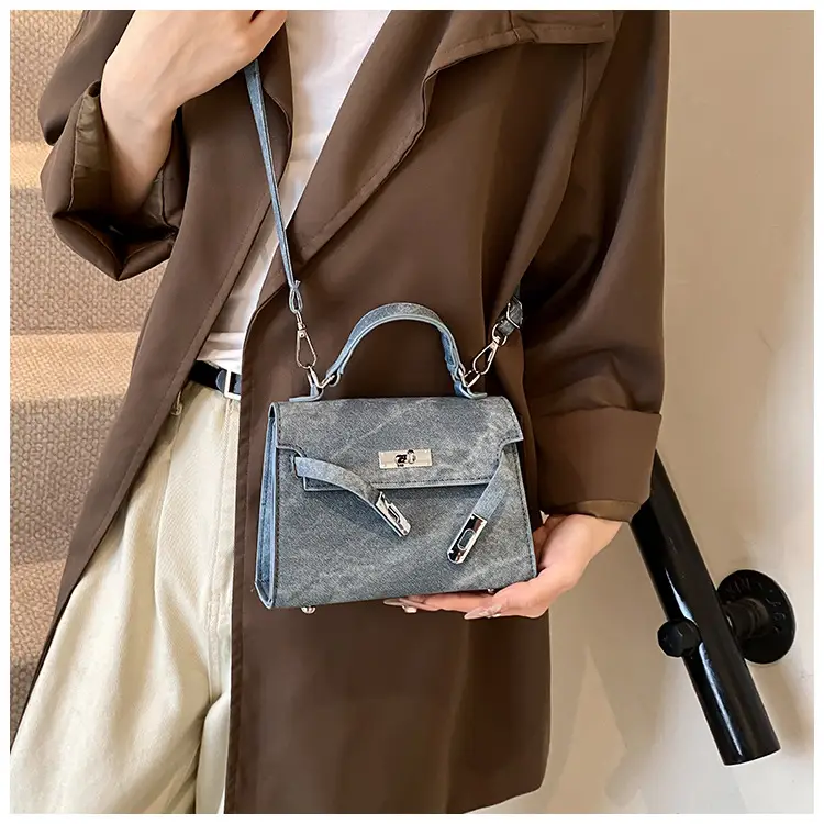 Women's Grey Plated Shoulder Bag 2024 New — feature 18