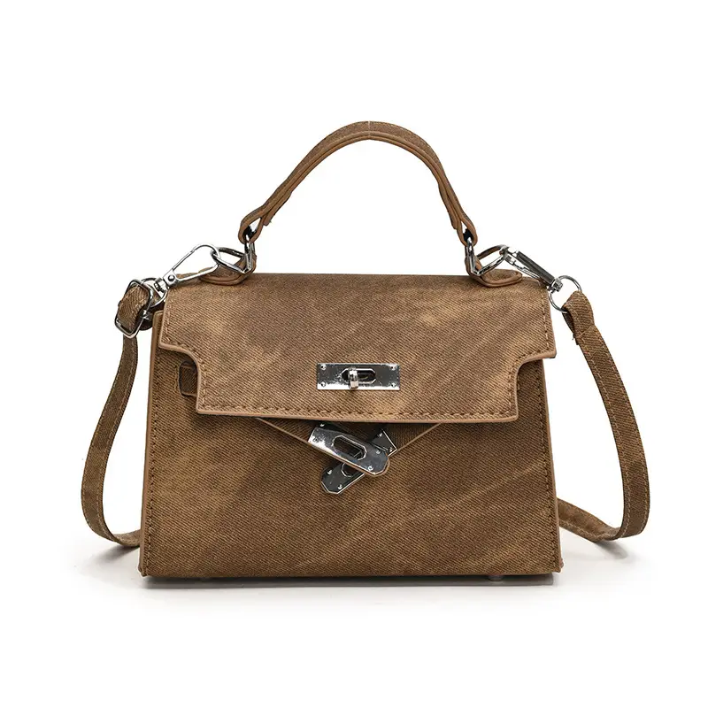 Women's Grey Plated Shoulder Bag 2024 New - Image 4
