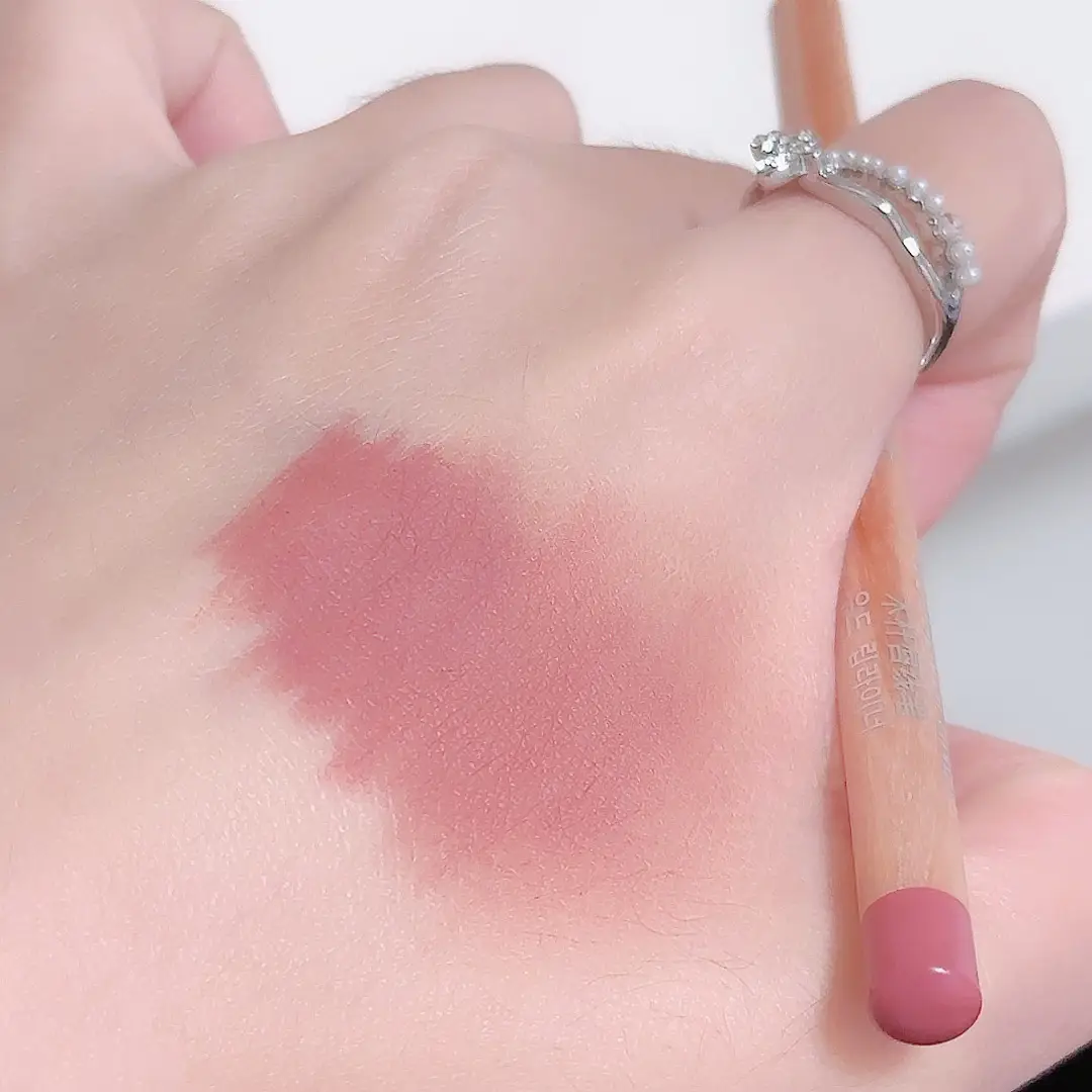 sweetmint Wooden Lip Liner Matte Natural Doodle Lip Makeup Low Saturation Nude Lip Liner Novice — feature 9