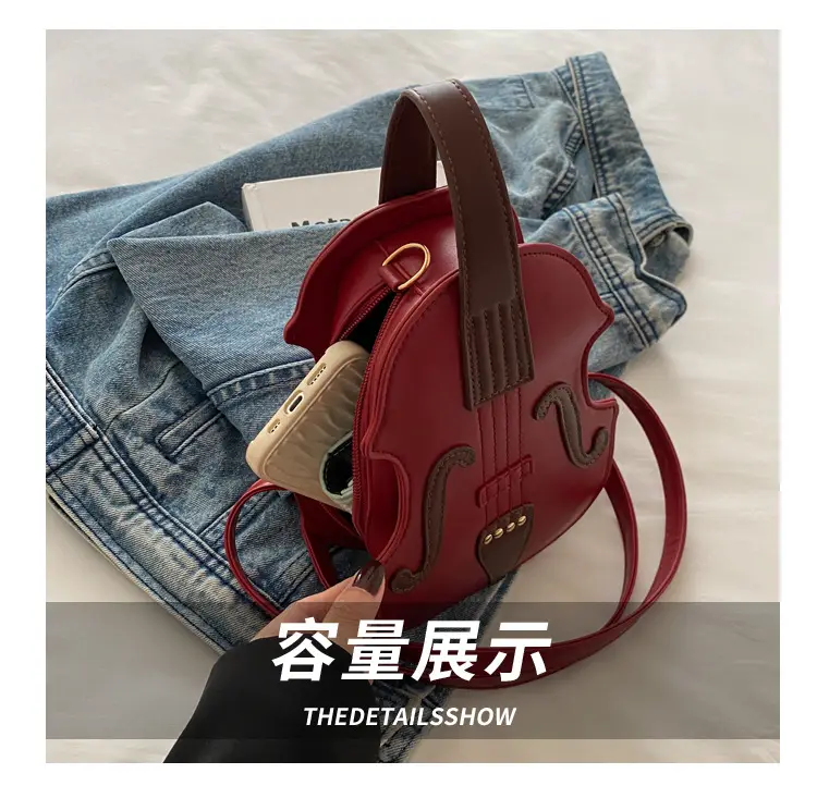 Women's Creative Violin Bag 2024 All Colors Shoulder Crossbody — feature 6