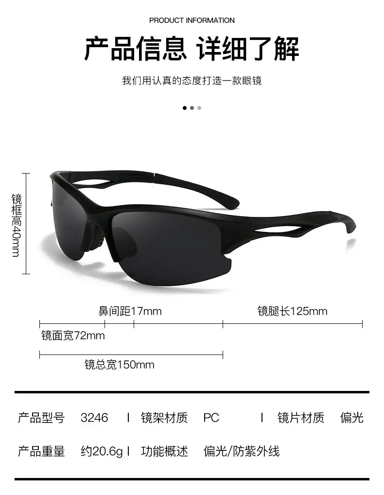 Women Polarized UV Sunglasses Black Frame Blue Silver β feature 11