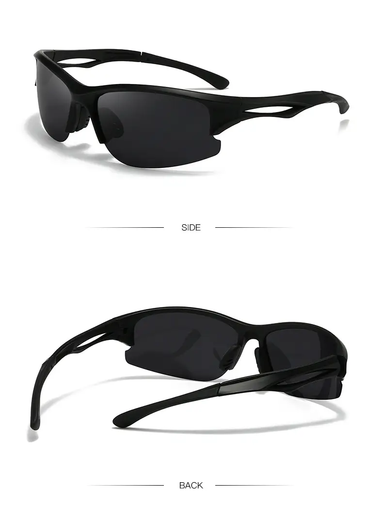 Women Polarized UV Sunglasses Black Frame Blue Silver β feature 14