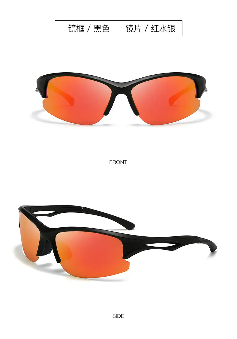 Women Polarized UV Sunglasses Black Frame Blue Silver β feature 18