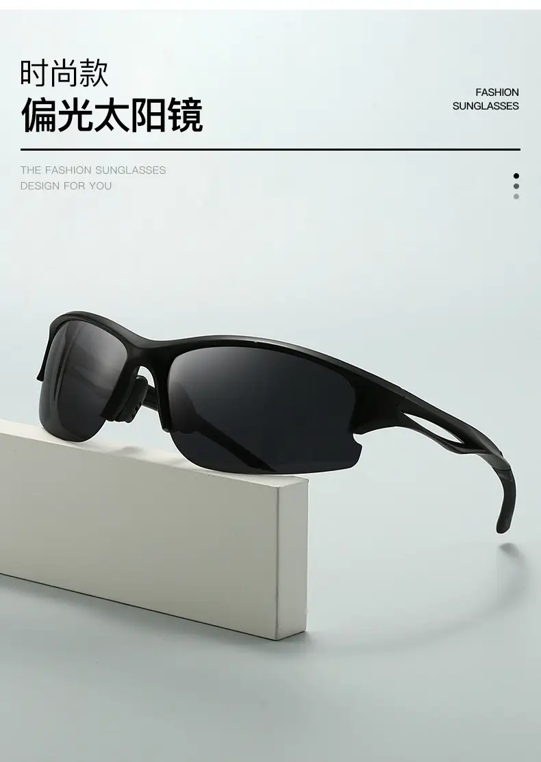 Women Polarized UV Sunglasses Black Frame Blue Silver β feature 6