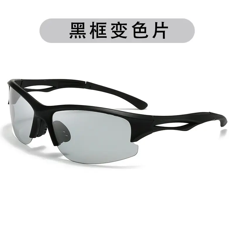 Women Polarized UV Sunglasses Black Frame Blue Silver - Image 7