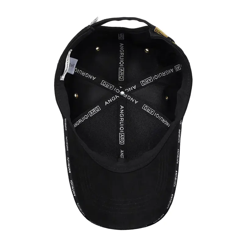 Men's Black ARO Embroidered Baseball Cap - Image 9