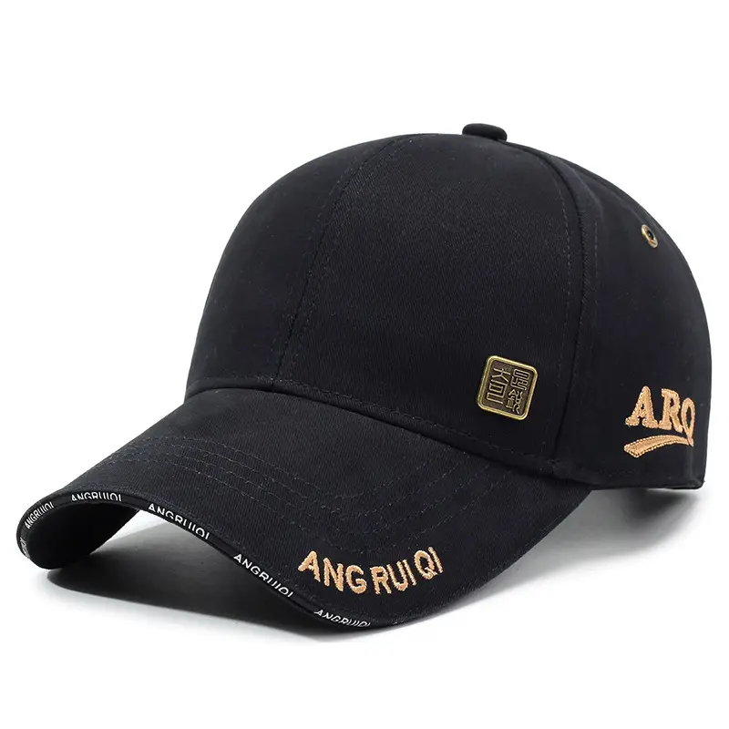 Men's Black ARO Embroidered Baseball Cap - Image 3