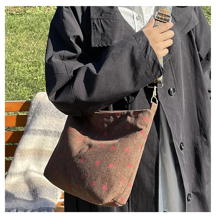 Strawberry Printed Tote Bag for Women — feature 15