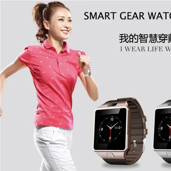 Foreign trade multi-function smart watch DZ09 card can be inserted to take photos Internet calls phone watch touch screen — feature 14