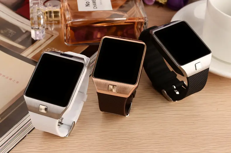 Foreign trade multi-function smart watch DZ09 card can be inserted to take photos Internet calls phone watch touch screen — feature 2