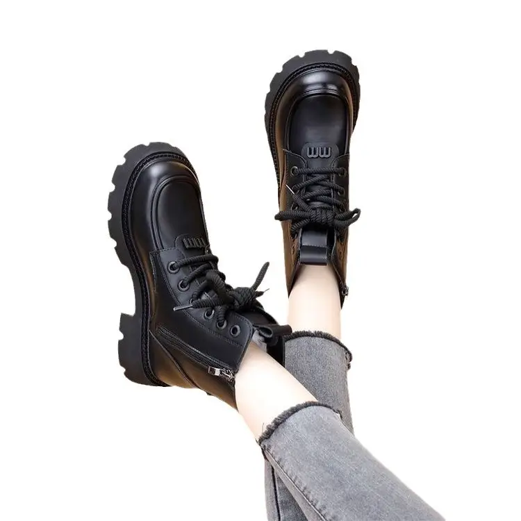 Women's Fleece-Lined Winter Boots Black - Image 5