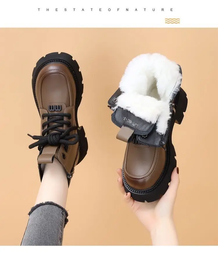 Women's Fleece-Lined Winter Boots Black — feature 5