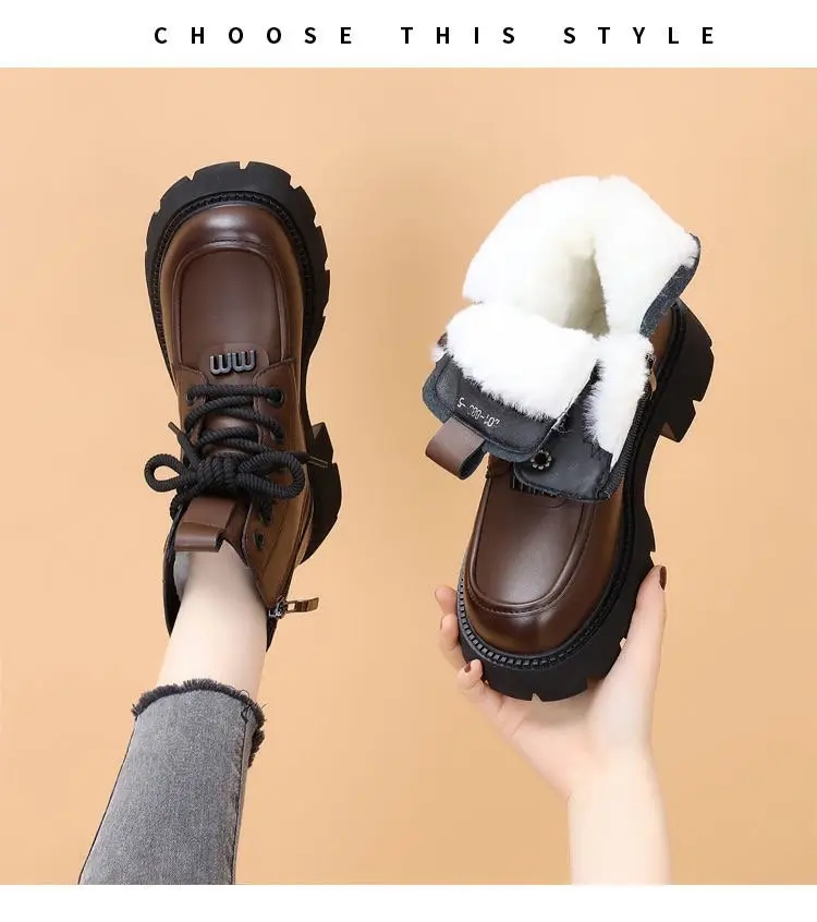 Women's Fleece-Lined Winter Boots Black — feature 8