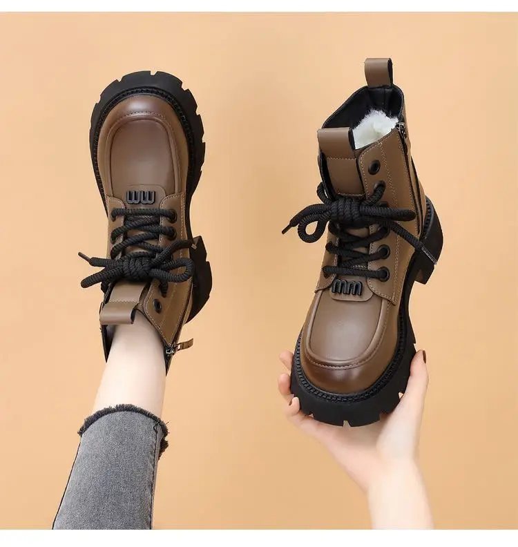 Women's Fleece-Lined Winter Boots Black — feature 9