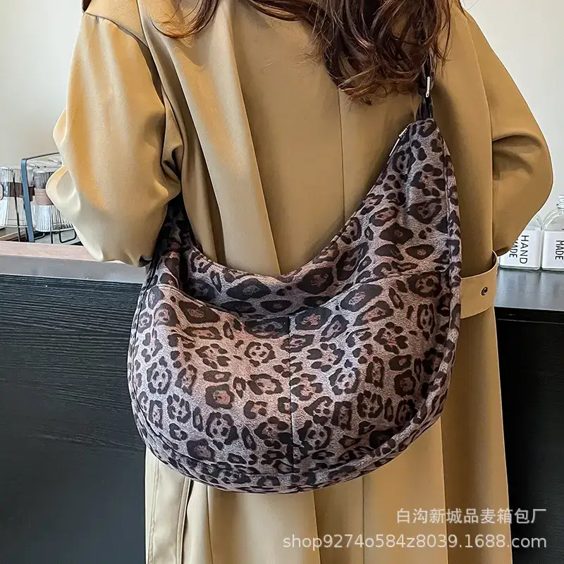 Leopard Print Shoulder Bag 2026 Autumn Winter Large Capacity - Image 5