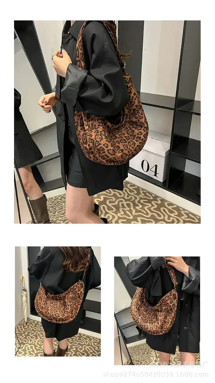 Leopard Print Shoulder Bag 2026 Autumn Winter Large Capacity — feature 3
