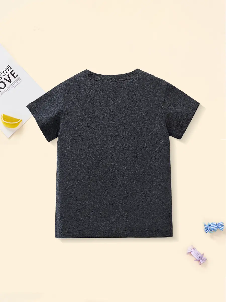 2025 Boys Cartoon Cotton T-Shirt Small Medium - Image 3
