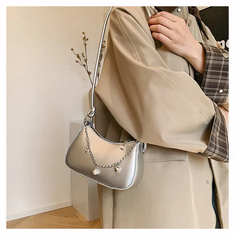 Red Chain Shoulder Bag for Women 2024 Fashion — feature 14