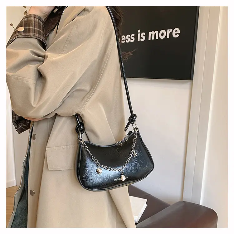 Red Chain Shoulder Bag for Women 2024 Fashion — feature 19