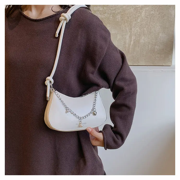 Red Chain Shoulder Bag for Women 2024 Fashion — feature 20