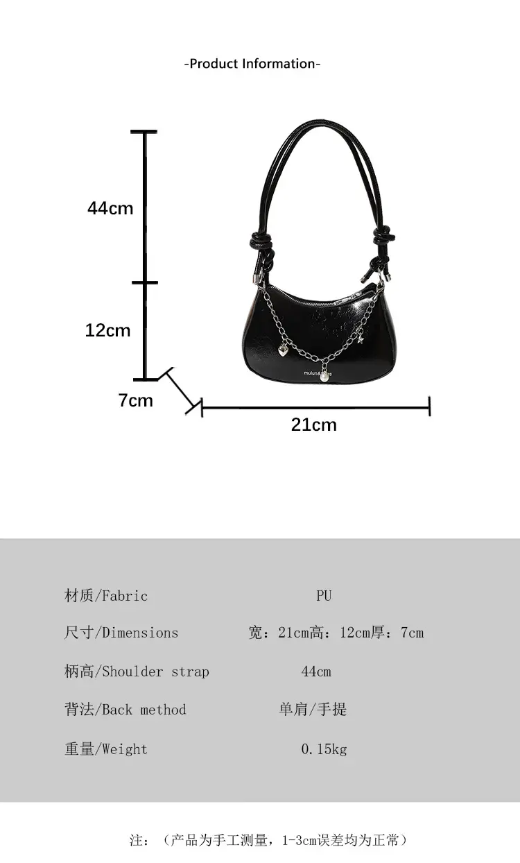 Red Chain Shoulder Bag for Women 2024 Fashion — feature 3