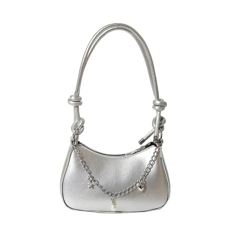 Red Chain Shoulder Bag for Women 2024 Fashion - Image 3