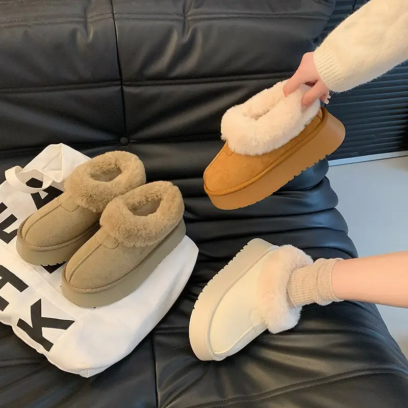 White Fleece Lined Snow Boots for Kids 2024 - Image 6