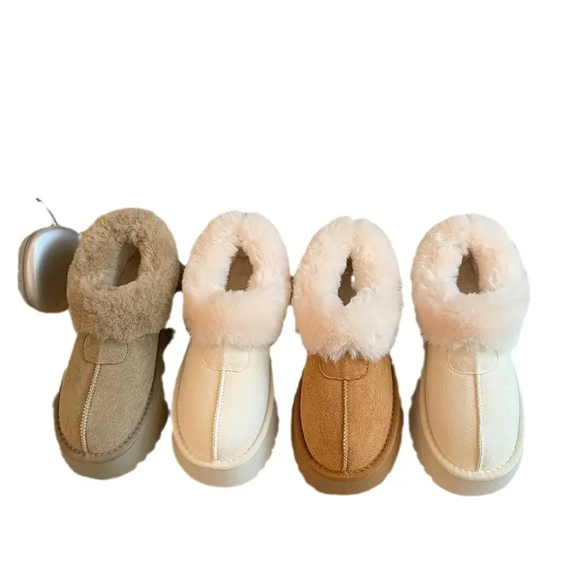 White Fleece Lined Snow Boots for Kids 2024 - Image 8