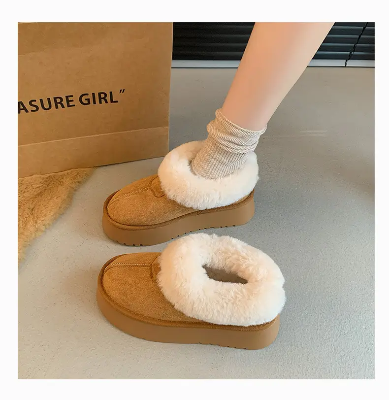 White Fleece Lined Snow Boots for Kids 2024 — feature 11