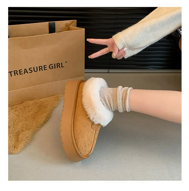 White Fleece Lined Snow Boots for Kids 2024 — feature 13