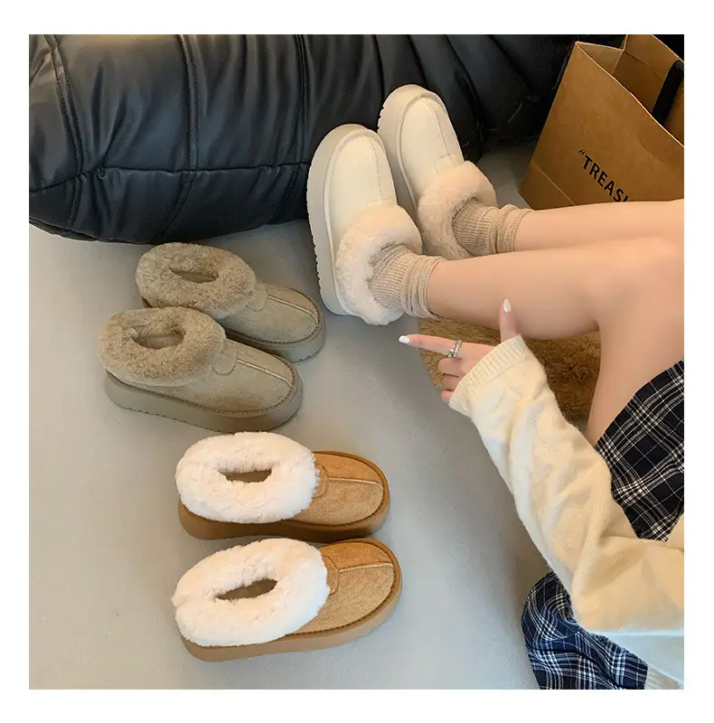 White Fleece Lined Snow Boots for Kids 2024 — feature 15